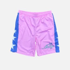 ADWYSD ALWAYS PP BEACH COURT PINK PURPLE SHORTS
