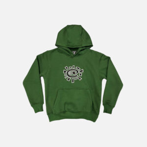 Adwysd Green Sun embroidered hoodie