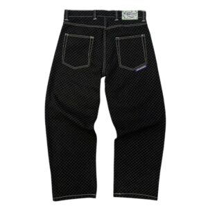 ADWYSD ALWAYS LASER PRINT UNISEX BLACK DENIM