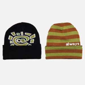 ADWYSD REVERSIBLE CUFF BEANIE KIWI BLACK