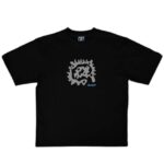 Adwysd Splatter Black T Shirt