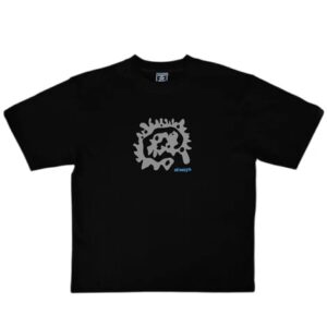 Adwysd Splatter Black T Shirt