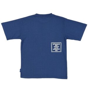 Adwysd Always Surf Script Waffle Navy T Shirt